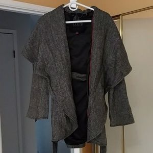 Oversized Shawl Collar Coat